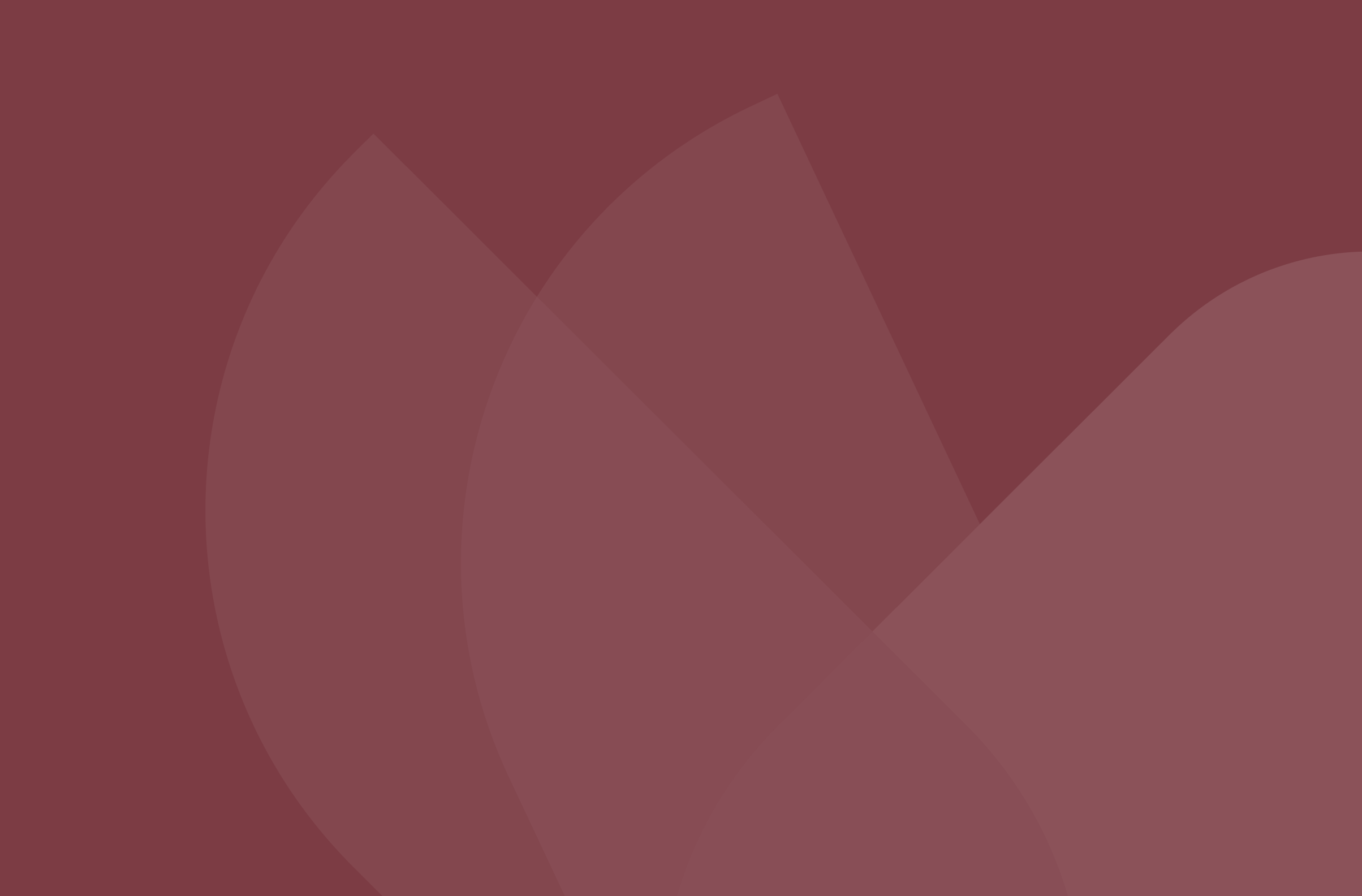 Abstract background with overlapping semi-transparent maroon shapes on a solid maroon backdrop.